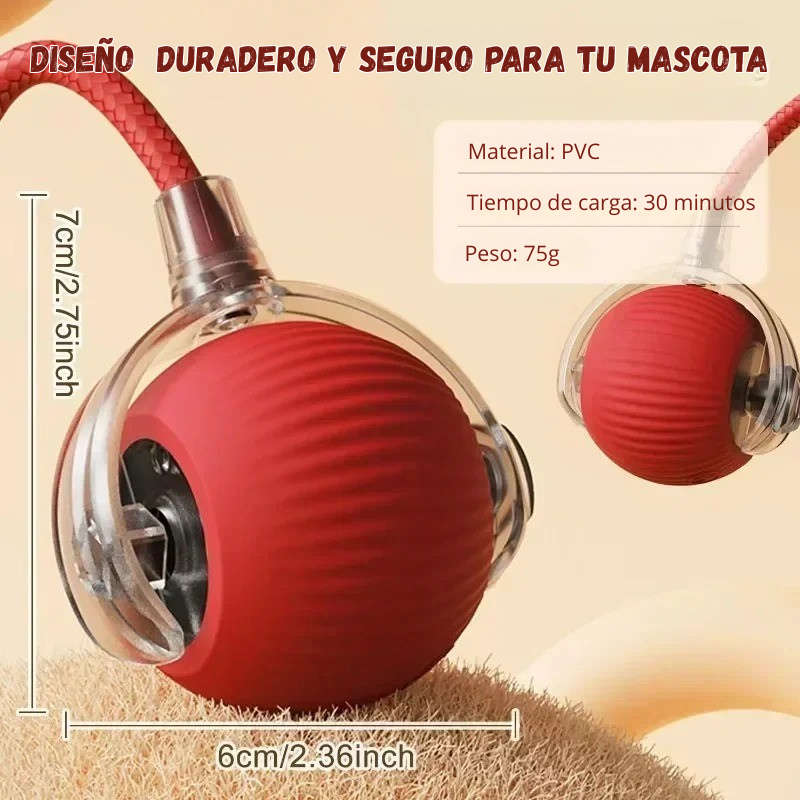 PELOTA INTERACTIVA PARA MASCOTAS