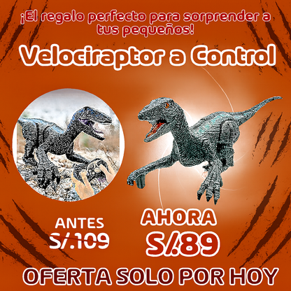 DINO VELOCIRAPTOR BEAST™ - CONTROL REMOTO